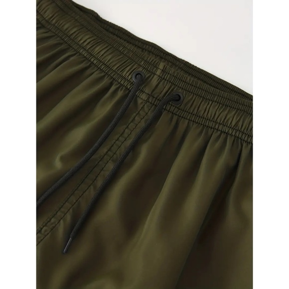 BNWT Men's Isabelle LaRue Army Green Bitcoin Swim Shorts - Picture 4 of 7